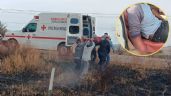 Foto ilustrativa de la nota titulada: Dos hombres resultan lesionados debido a una quema clandestina de pastizal seco en Durango