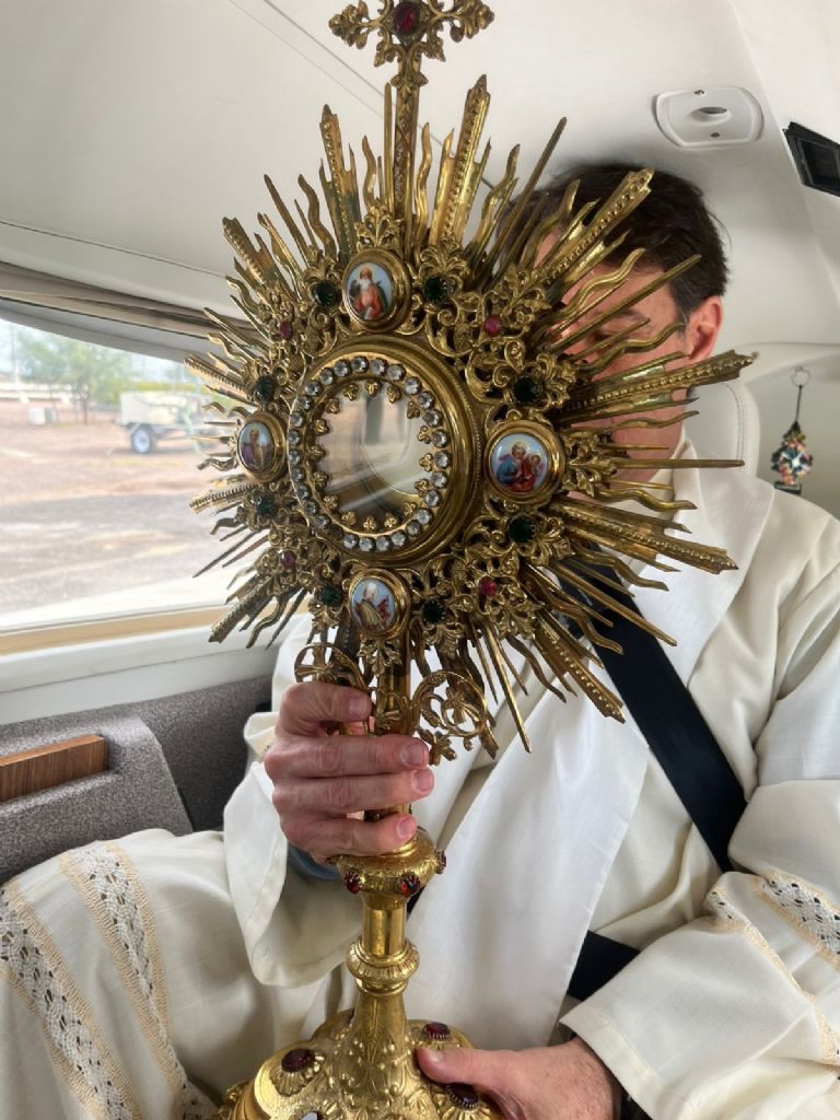 Santísimo Sacramento, bendice los cultivos de los valles del Yaqui y Mayo en el sur de Sonora