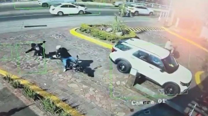 VIDEO: Escoltas de empresario aguacatero se enfrentan a gatilleros en Uruapan, Michoacán