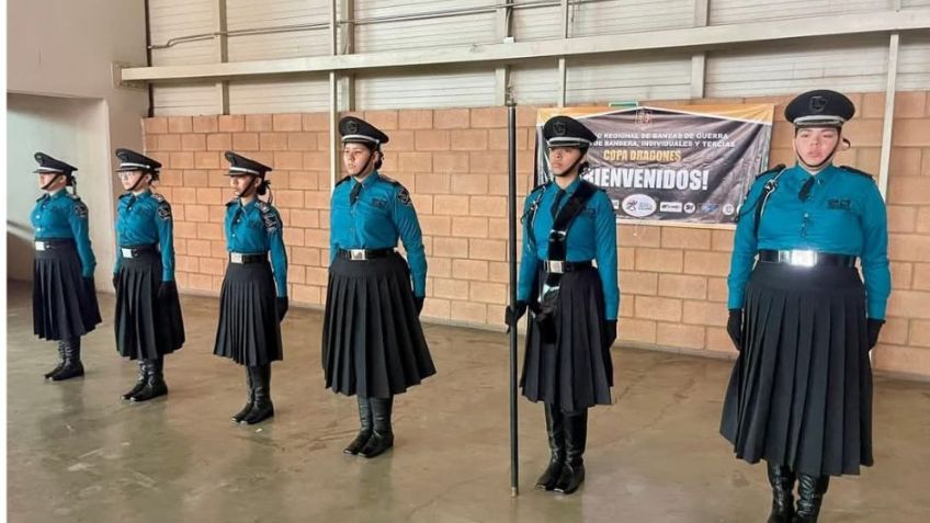 Cobach de Sonora obtiene destacados reconocimientos en el concurso regional de escoltas