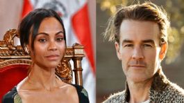 Foto que representa a Filtran "generosa" donación de Zoe Saldaña a familia de James Van Der Beek tras su triste muerte
