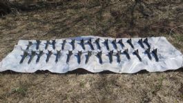 Foto que representa a Aseguran 30 explosivos en Concordia, Sinaloa, donde fueron hallados los cuerpos de mineros