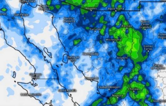 Clima en Sonora: Prevén LLUVIAS y CHUBASCOS para HOY VIERNES 13 de febrero de 2026 en la NOCHE en estas regiones
