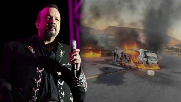 Filtran FUERTES IMÁGENES del ataque armado cerca del rancho de Pepe Aguilar; autos en llamas y ¿cadáveres?