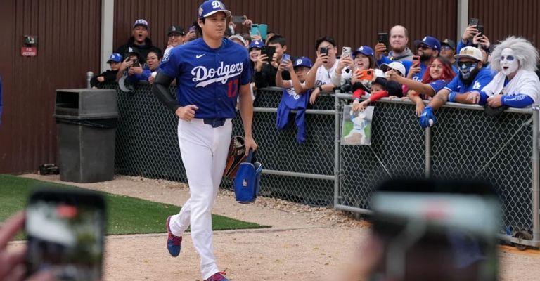 El astro japonés tiene rato entrenando