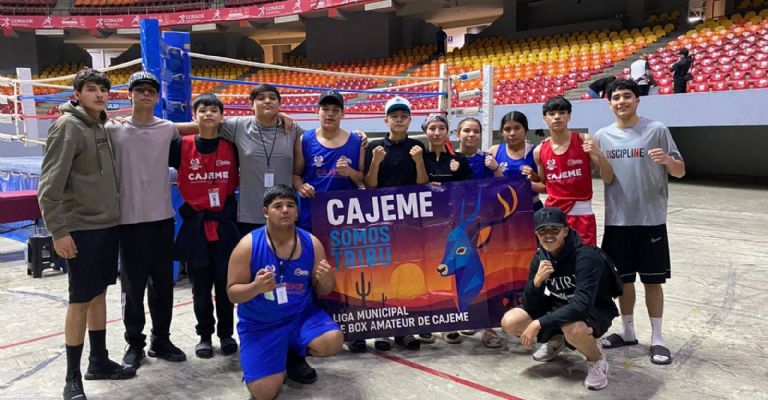 Selección Cajeme de Boxeo pega duro en la Olimpiada Estatal 2026: Gana 13 medallas