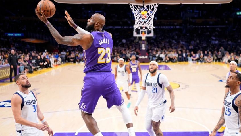 LeBron James suma otro récord; se convierte en el jugador de más edad con un triple-doble
