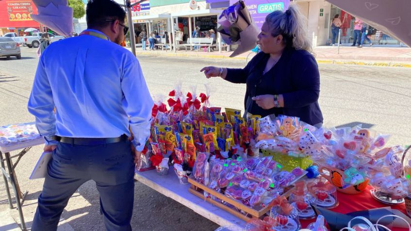 Día del Amor reactiva economía y 'rescata' las ventas en el Mercado Municipal de Navojoa