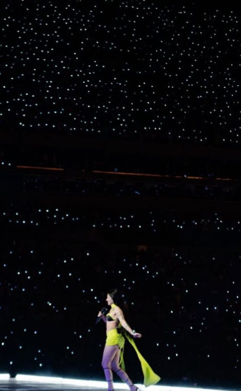 Cazzu en el concierto 