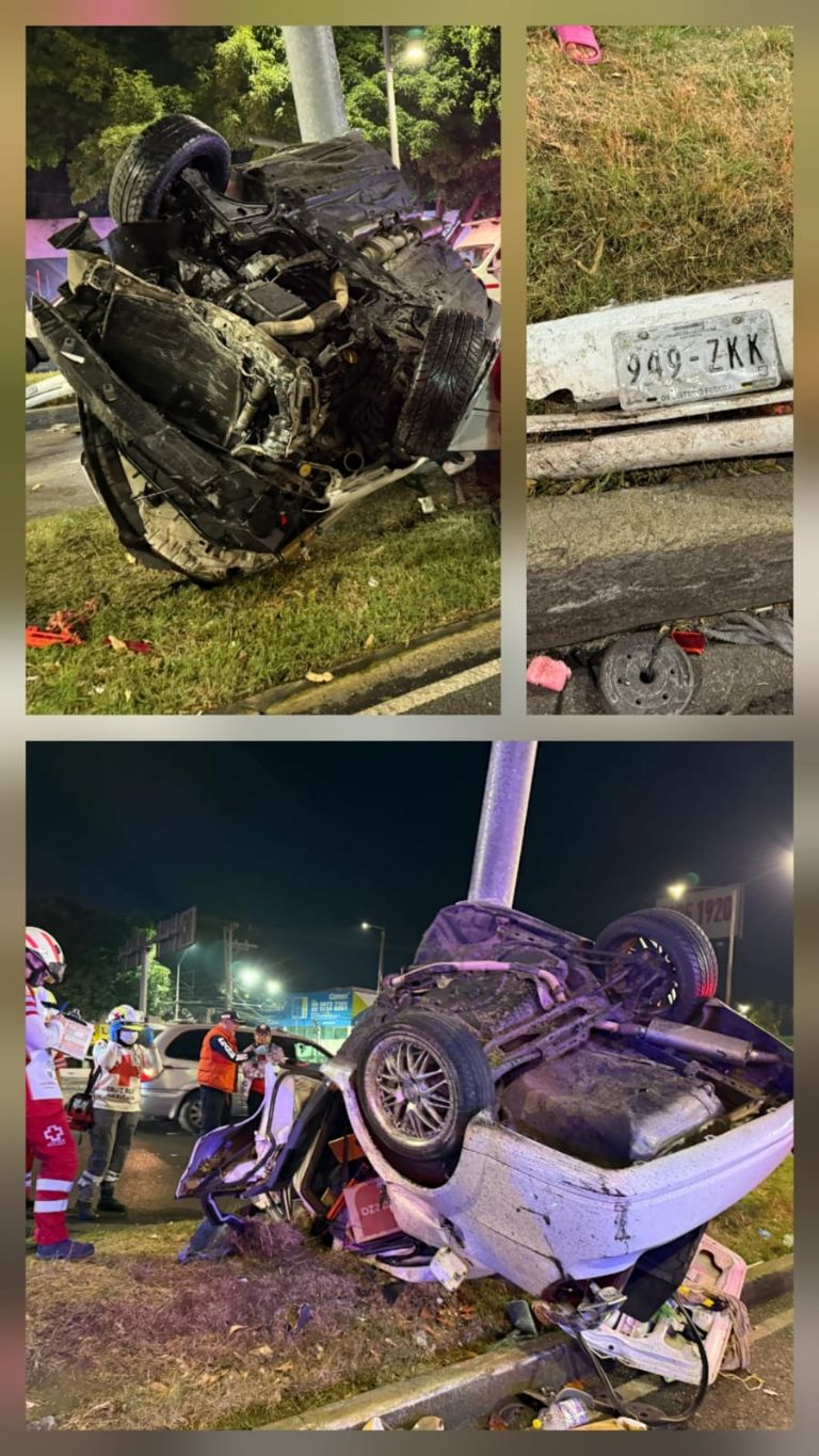 El siniestro ocurrió durante la madrugada de este domingo. Foto: Facebook