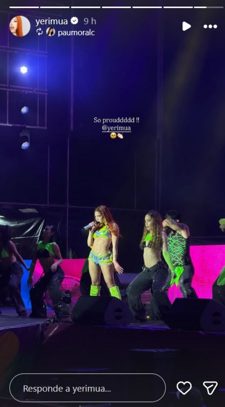 Llegó a su concierto 