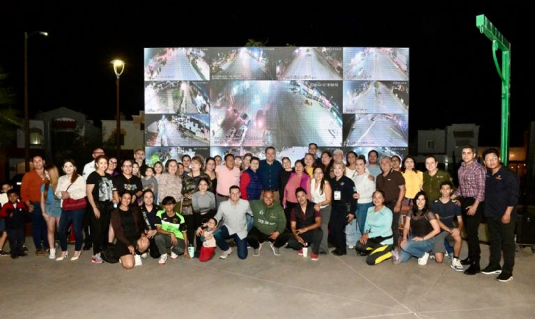 Ayuntamiento de Hermosillo refuerza la instalación de cámaras para seguridad en Puerta Real y colonias aledañas