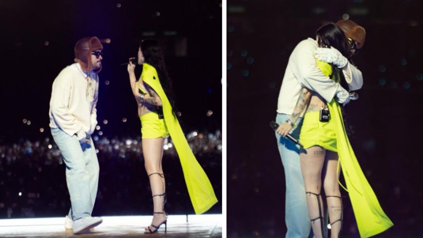 Lo que Ángela Aguilar no pudo, Cazzu sí: Interpreta 'Con otra' junto a Bad Bunny en Argentina (VIDEO)