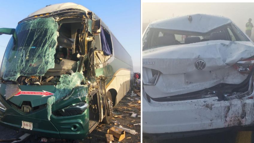 Carambola HOY 15 de febrero: 3 muertos, 15 lesionados y más de 40 autos en Libramiento Bicentenario