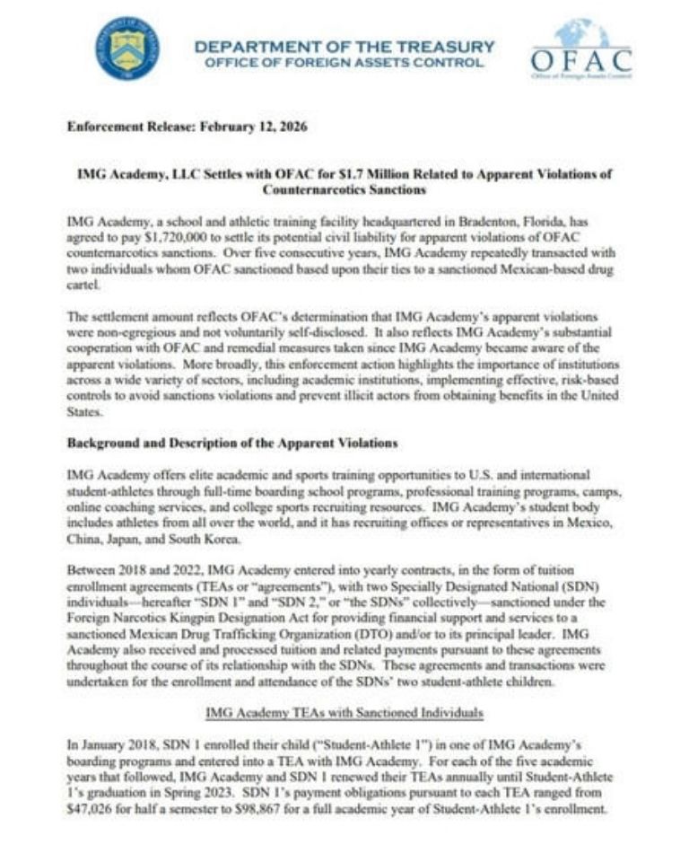  Departamento del Tesoro de Estados Unidos,