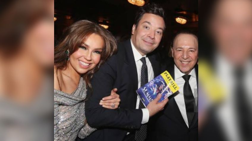 Jimmy Fallon terminaría negocios con Thalía y Tommy Mottola por aparecer en archivos de Epstein