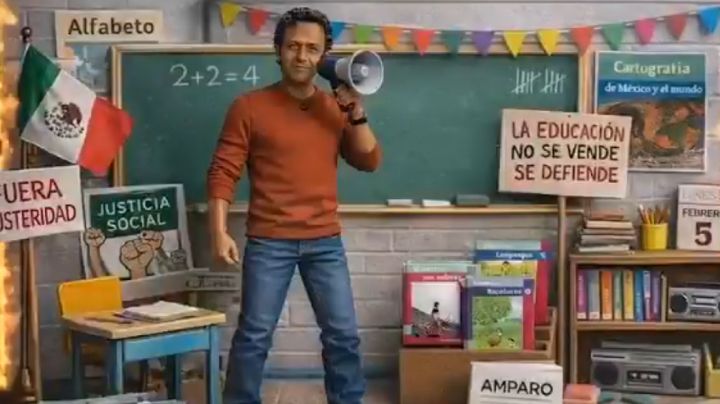 (VIDEO) Entre memes y burlas, Salinas Pliego exhibe figura de Marx Arriaga con sello de "rechazado"