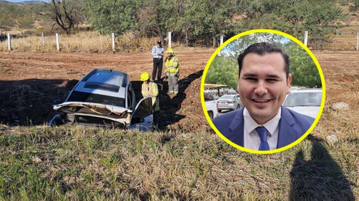 Dan de alta a Adolfo Salazar, secretario de Gobierno de Sonora, tras sufrir accidente carretero