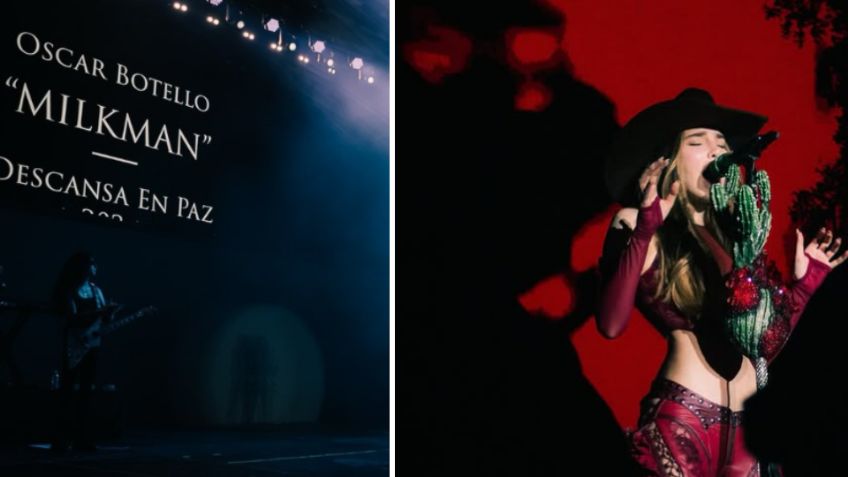 (VIDEO) Belinda no contiene el llanto y se derrumba en homenaje a Milkman durante su show en Mazatlán