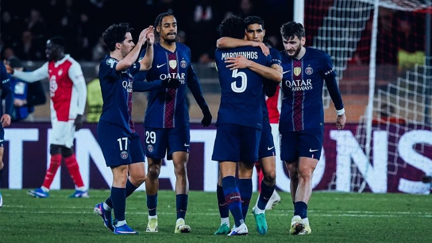 Doué comanda la remontada del PSG sobre el Mónaco y coquetea con octavos de Champions League
