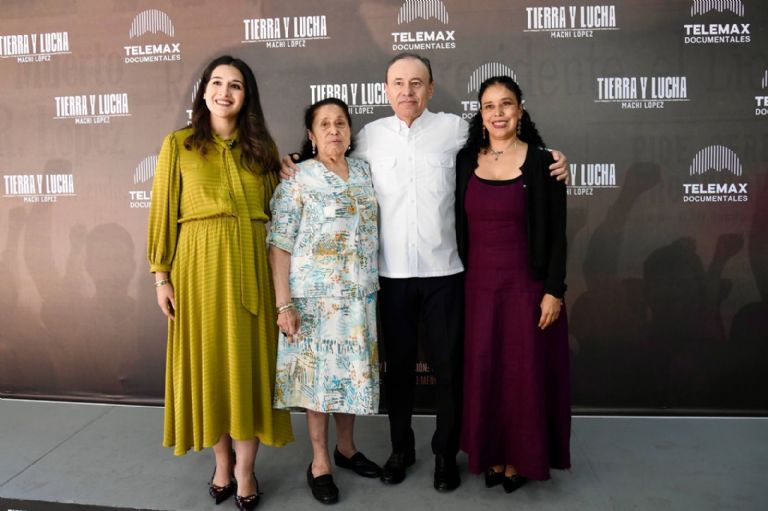 Alfonso Durazo relanza nueva etapa de Telemax con estreno de 'Tierra y Lucha: Machi López'