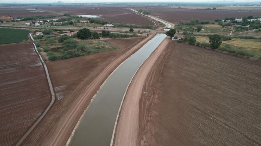 Avanza tecnificación del Valle del Mayo para disminuir desperdicio de agua en los riegos; concluyen primera etapa