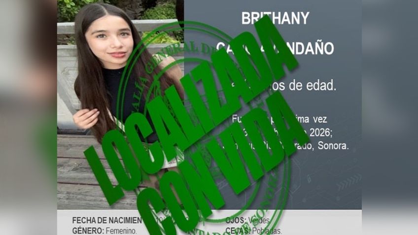 Nunca estuvo en peligro: Hallan a Brithany, menor de 15 años desaparecida al norte de Sonora