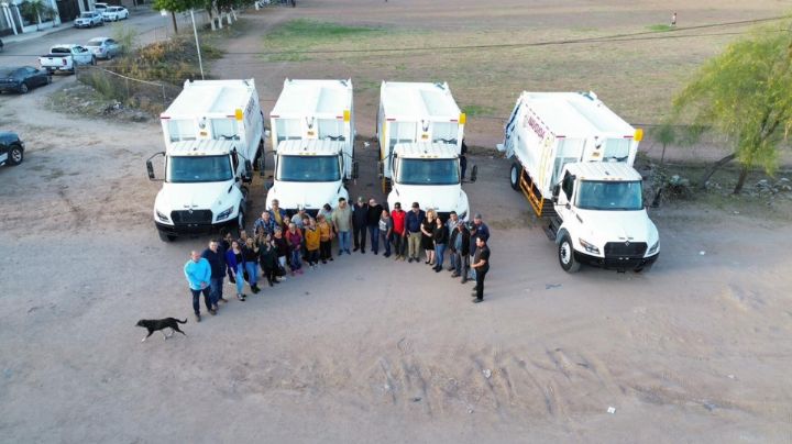 Servicio de recolección de basura en Navojoa tiene nuevas unidades; suman 14 camiones