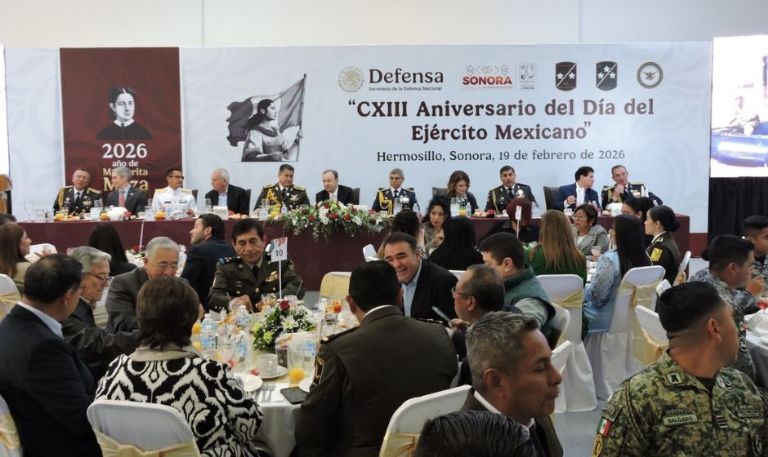 Sonora conmemora con ceremonia el '113 Aniversario del Día del Ejército Mexicano'
