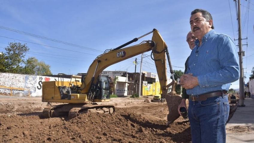 Lamarque atiende demandas de drenaje y supervisa obras en el municipio de Cajeme