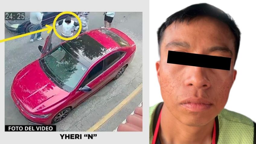 VIDEO: Capturan a presunto implicado en robo de vehículo que desató balacera en Edomex