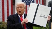 Foto ilustrativa de la nota titulada: Donald Trump firma decreto para imponer arancel global del 10%; el T-MEC queda exento