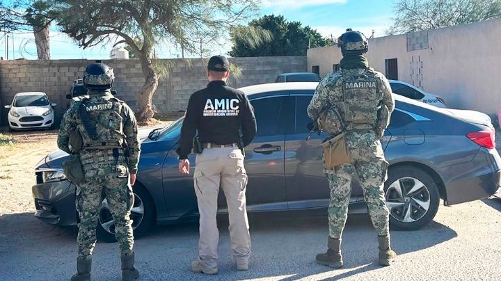 Aseguran vehículo con envoltorios de droga al norte de Sonora; tenía reporte de robo en EU