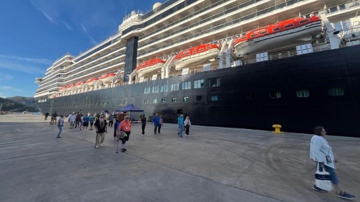 VIDEO: Guaymas recibe a nuevo crucero; turistas del Zuiderdam dejan importante derrama económica