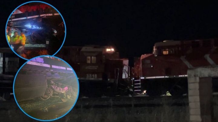 (FOTOS) Accidente ferroviario entre trenes de carga en Nogales deja lesionados, confirma Protección Civil