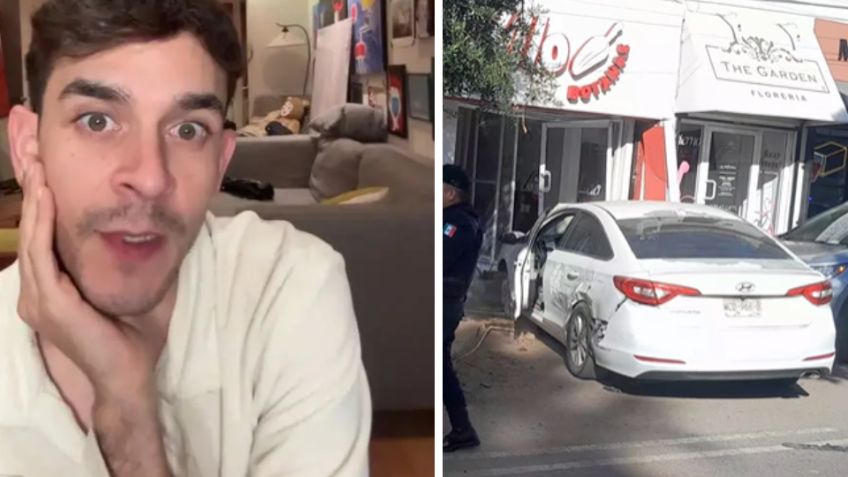 APARATOSO accidente en Hermosillo: Vehículo se METE a negocio de Andrés Johnson y él cuenta lo ocurrido