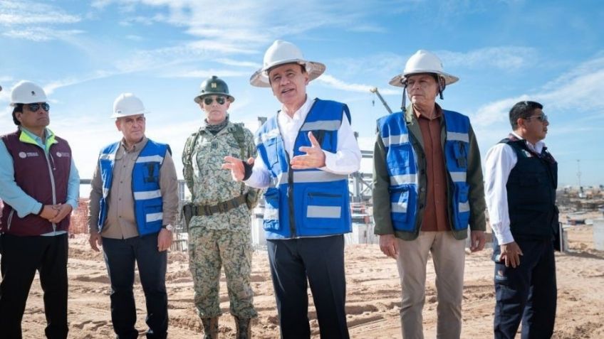 Alfonso Durazo reporta 35% de avance en construcción del Hospital del IMSS en San Luis Río Colorado
