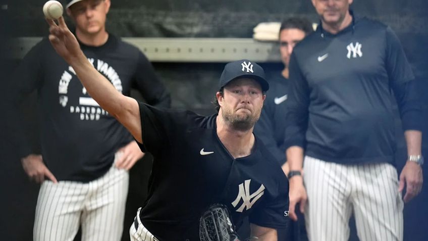 Estelar lanzador de Yankees avanza en su rehabilitación; tira a 96 millas en entrenamiento