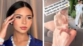 Foto ilustrativa de la nota titulada: FOTO romántica con Christian Nodal desata críticas: Acusan a Ángela Aguilar de 'robar' vestido a Cazzu