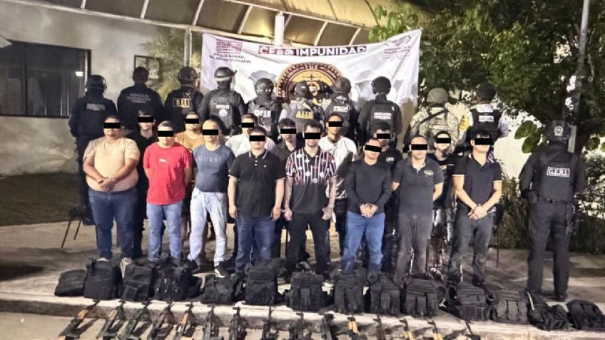 Golpe al crimen en Chiapas: Harfuch confirma la captura de 15 generadores de VIOLENCIA