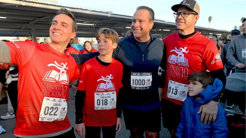 Antonio 'Toño' Astiazarán participa en 'Corriendo por la Educación' en Hermosillo