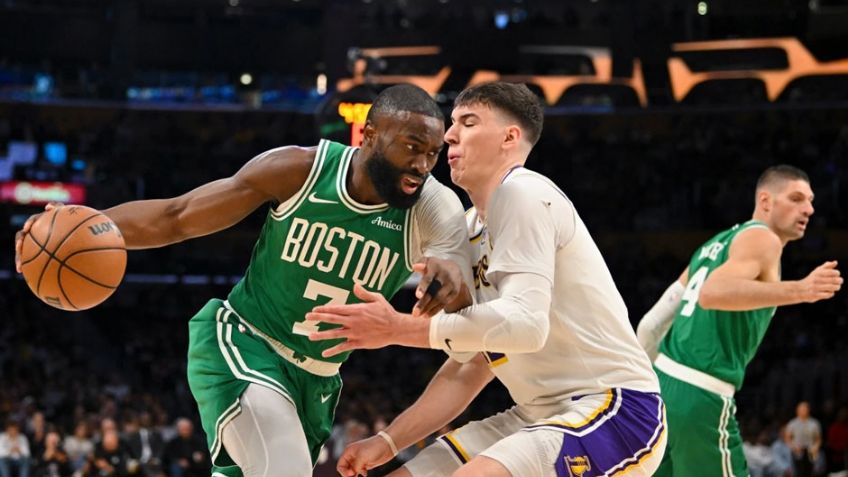 Aguafiestas; Celtics derrotan a los Lakers y barren la serie de temporada regular en la campaña