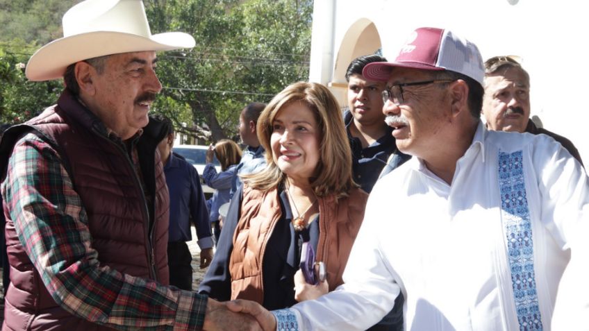 Javier Lamarque reafirma en Álamos respaldo a la Cuarta Transformación y a los pueblos originarios