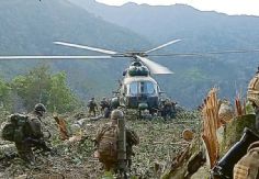 Foto ilustrativa de nota Fuerte accidente de helicóptero de la Fuerza Aérea de Perú deja a 15 personas sin vida