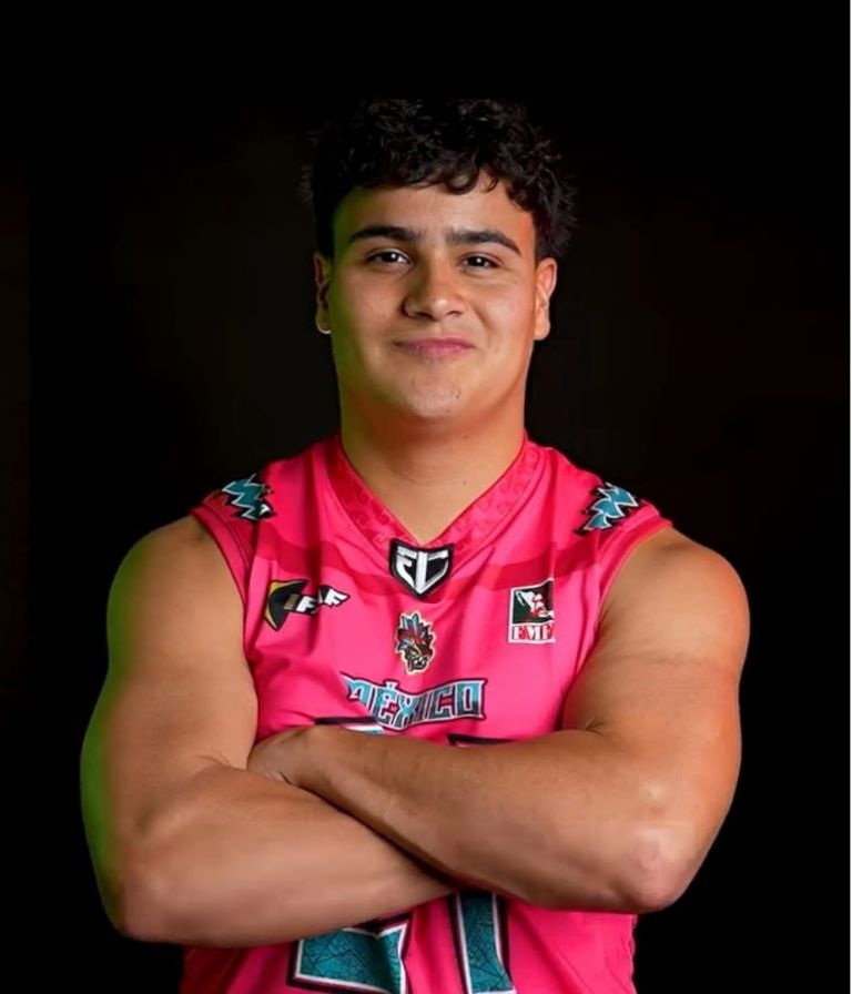 Entrevista: El joven sonorense Javier Vivian lleva el futbol americano en las venas