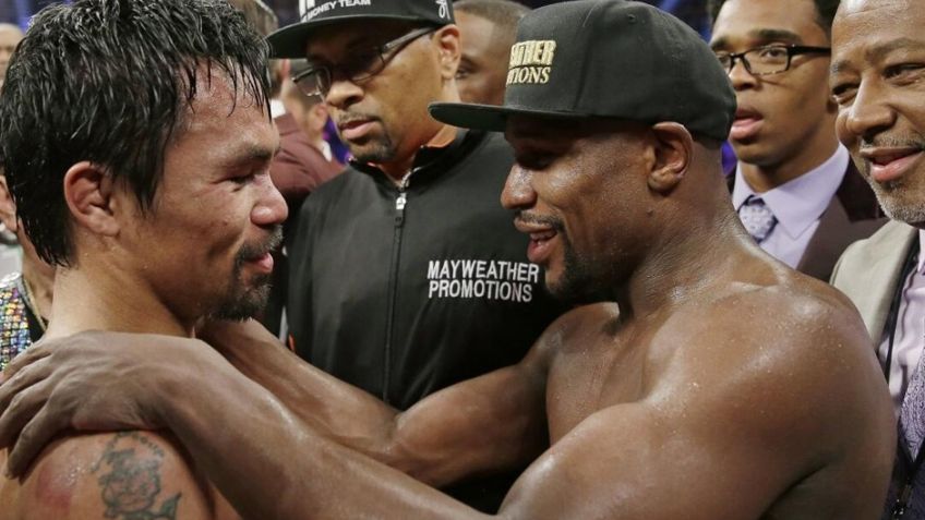 Floyd Mayweather sale del retiro para medirse ante Manny Pacquiao en combate profesional