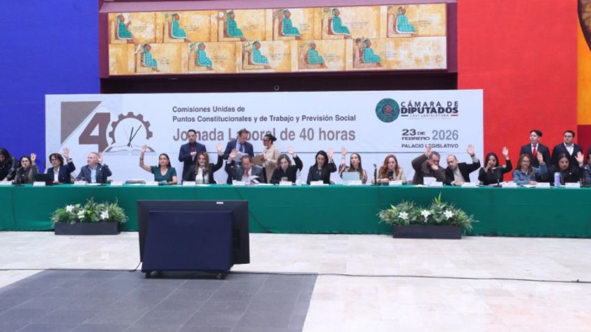 Reforma laboral de 40 horas recibe aval en comisiones de diputados; mantienen un solo día de descanso