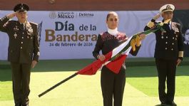 Foto que representa a Día de la Bandera: Claudia Sheinbaum encabeza la ceremonia conmemorativa