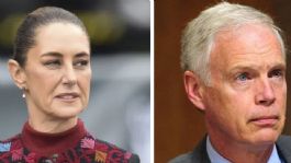 Foto que representa a Claudia Sheinbaum recibe en Palacio Nacional al embajador de EU Ronald Johnson tras caída de 'El Mencho'