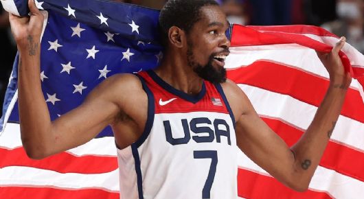 No hay quinto malo; Kevin Durant quiere jugar con los Estados Unidos en Los Angeles 2028